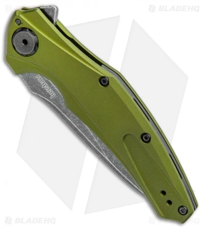Kershaw Bareknuckle Sub-Frame Lock Knife OD Green (3.5" BlackWash) 7777OLBW - Image 2
