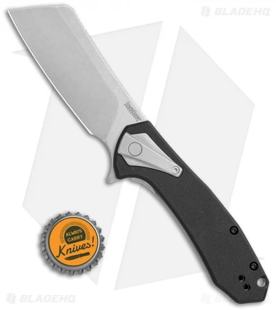 Kershaw Bracket Cleaver Assisted Frame Lock Knife Black G-10 (3.4" SW) 3455 - Image 4