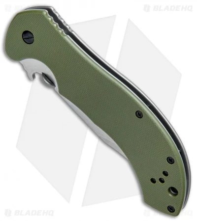 Kershaw Emerson CQC-10K Frame Lock Knife OD Green G-10 (3.5" Stonewash) 6030 - Image 2