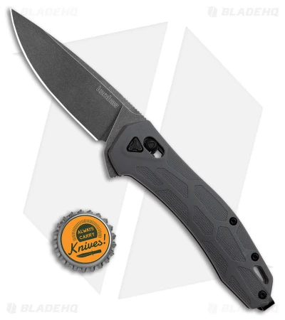 Kershaw Covalent Bar Lock Knife Gray FRN (3.5" Black Stonewash D2) 2042 - Image 4