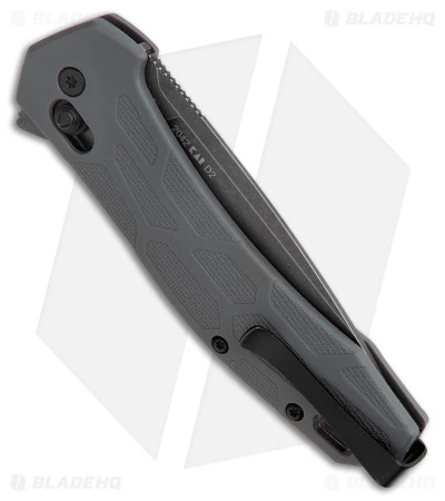 Kershaw Covalent Bar Lock Knife Gray FRN (3.5" Black Stonewash D2) 2042 - Image 3