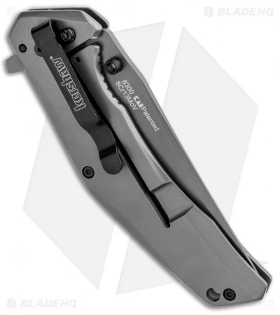 Kershaw Duojet A/O Frame Lock Knife Gray SS/Carbon Fiber (3.25" Gray) 8300 - Image 3