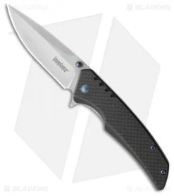 Kershaw Halogen Assisted Opening Knife CF/G-10 (3.25" Stonewash) 1336