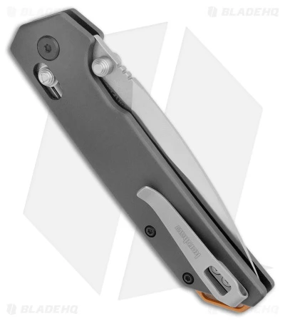 Kershaw Iridium Bar Lock Knife Gray Aluminum (3.5" Satin D2) 2038 - Image 3