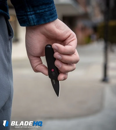 Kershaw Launch 4 CA Legal Automatic Knife (1.9" Black) 7500BLK - Image 9