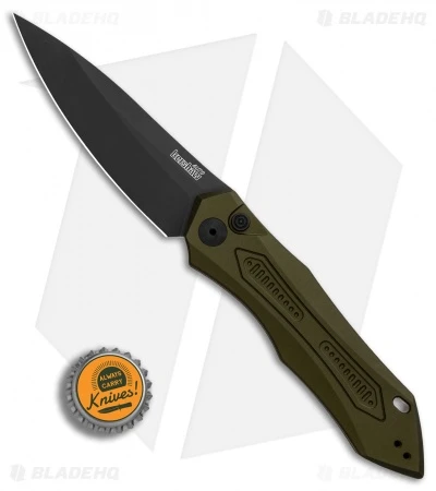 Kershaw Launch 6 Automatic Knife OD Green (3.75" Black) 7800OLBLK - Image 4
