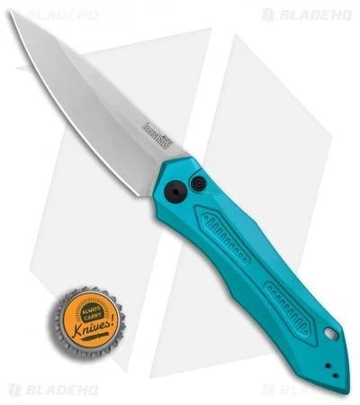 Kershaw Launch 6 Automatic Knife Teal (3.75" Stonewash) 7800TEALSW - Image 4