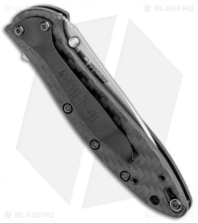 Kershaw Leek Assisted Opening Knife Carbon Fiber (3" Satin Composite) 1660CFCBSW - Image 3