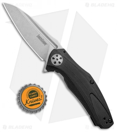 Kershaw Natrix A/O Sub-Frame Lock Knife Black G-10 (3.25" Stonewash) KS7007BK - Image 4