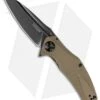 Kershaw Natrix Sub-Frame Lock A/O Knife Tan G-10 (3.25" Black Stonewash)