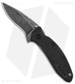 Kershaw Scallion Assisted Opening Knife Black (2.25" Blackwash)
