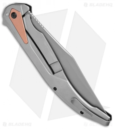 Kershaw Strata XL Frame Lock Knife Black G10 (5.4" Bead Blast) - Image 3