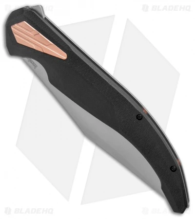 Kershaw Strata XL Frame Lock Knife Black G10 (5.4" Bead Blast) - Image 2