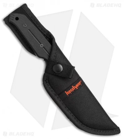 Kershaw Tone Fixed Blade Knife Black G-10 (3.75" Black) 3431X - Image 3