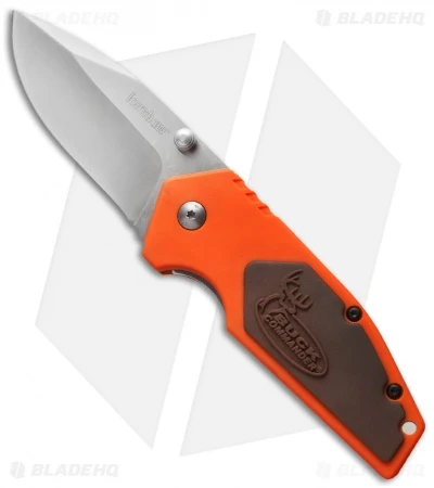 Kershaw Buck Commander Half-Ton Knife Orange/Brown (2.5" Satin) 1445ORBC