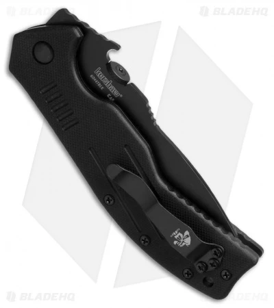 Kershaw Emerson CQC-8K Tanto Liner Lock Knife (3.5" Black) 6044TBLK - Image 2