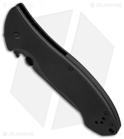 Kershaw Emerson CQC-9K Liner Lock Knife Black G-10 (3.5" Black) 6045BLK - Image 2