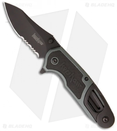 Kershaw Funxion EMT Assisted Opening Knife (3" Black Serr) 8100GRYST