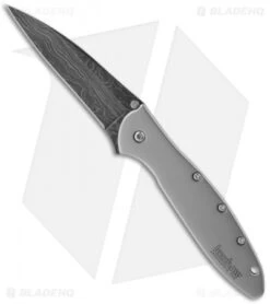 Kershaw Leek Assisted Opening Knife (3" Damascus) 1660DAM